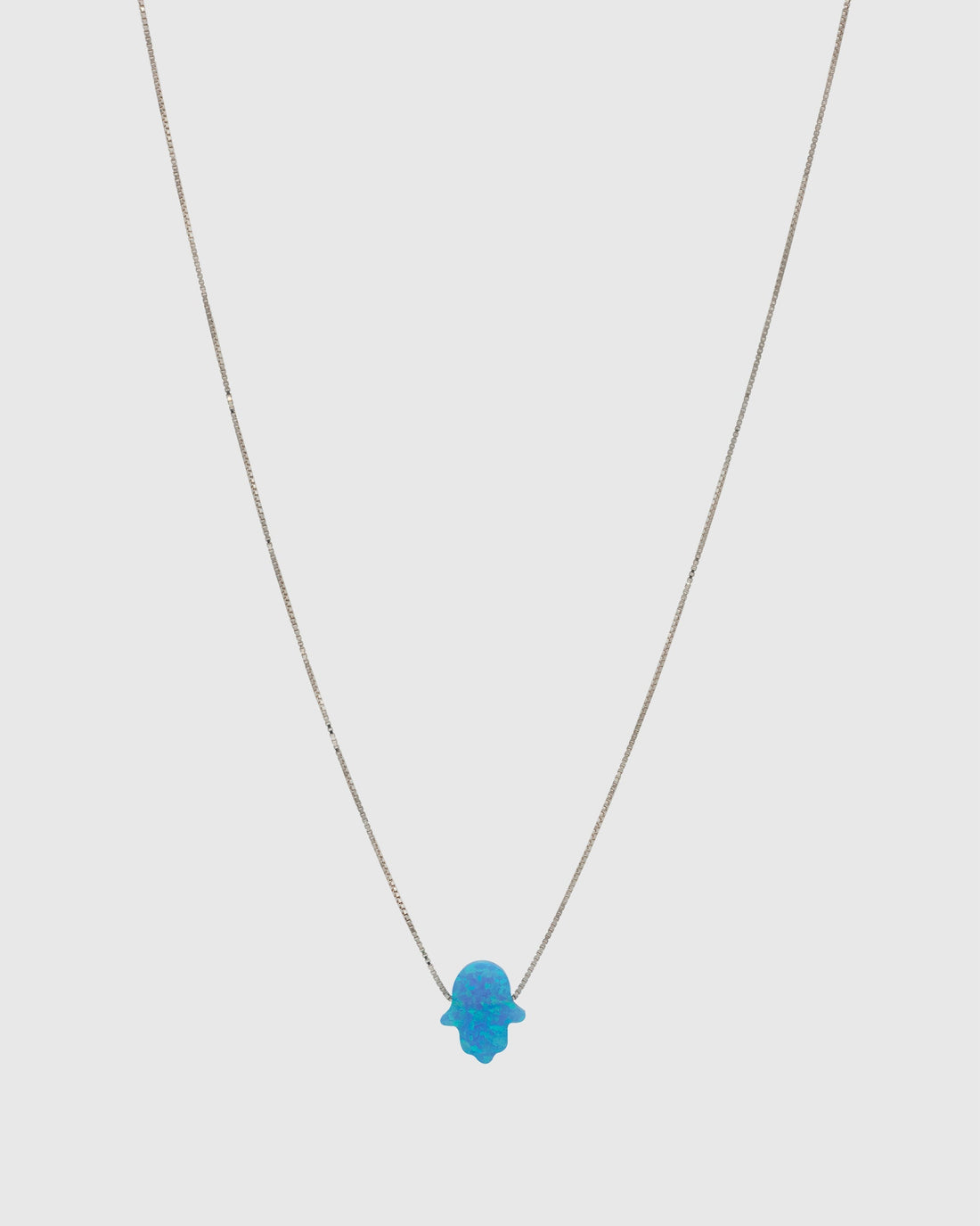 Turquoise Opal Hamsa Necklace