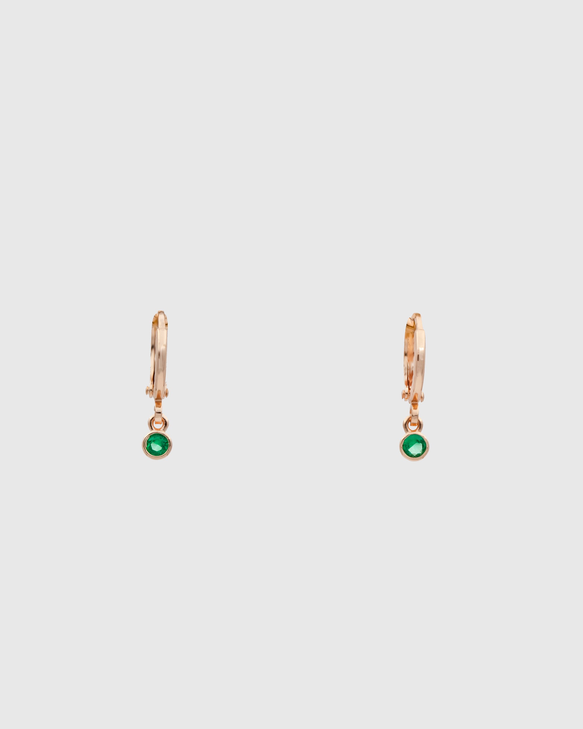 Green Stone Earrings