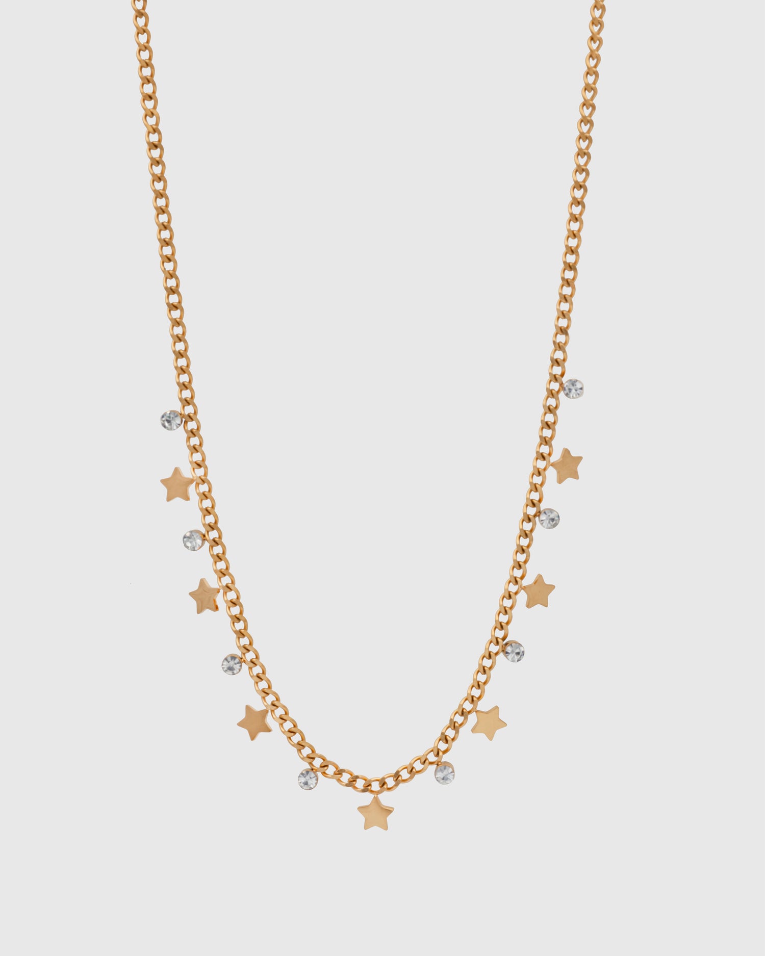 Multi-Star And Diamante Necklace