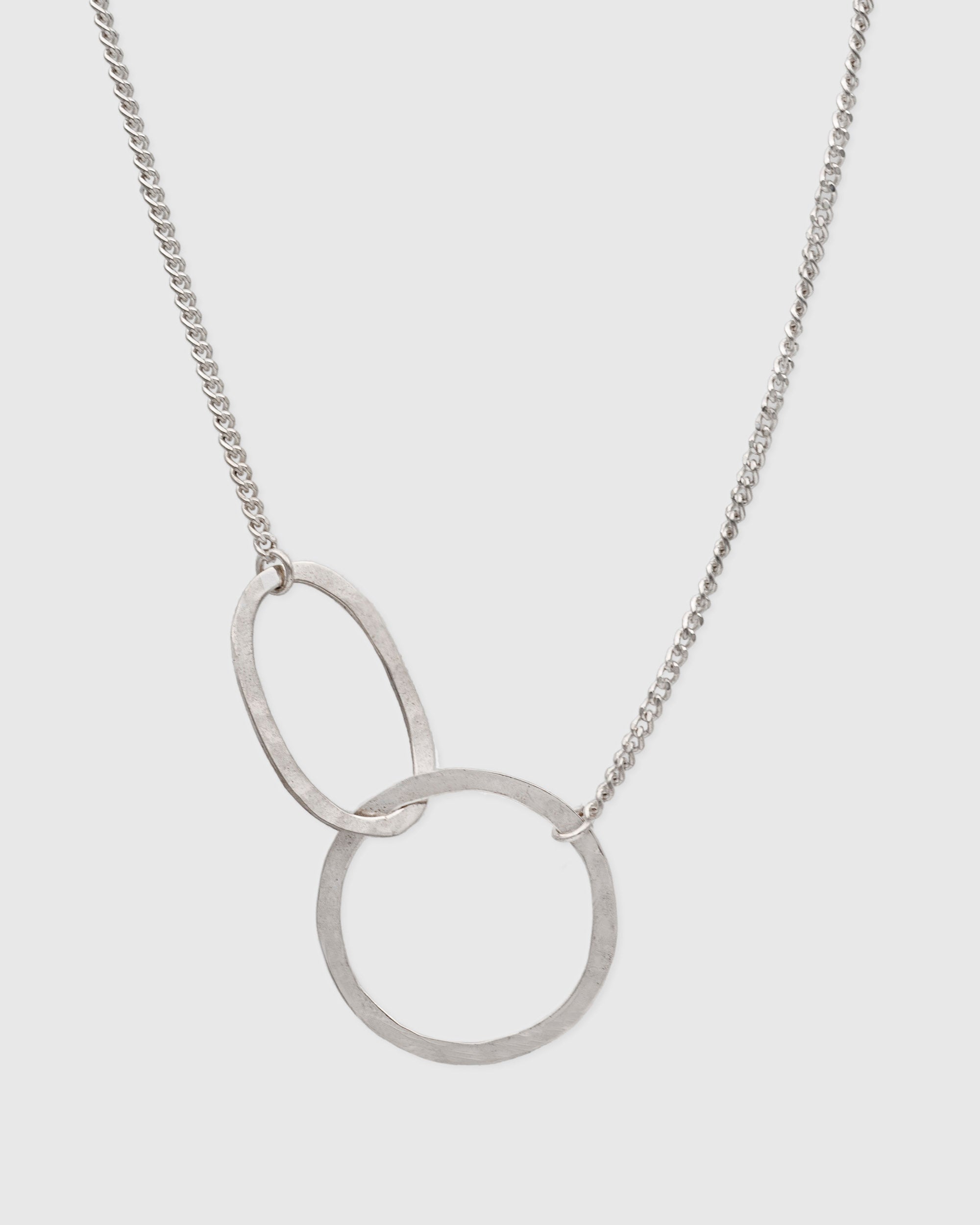 Oval And Circle Necklace