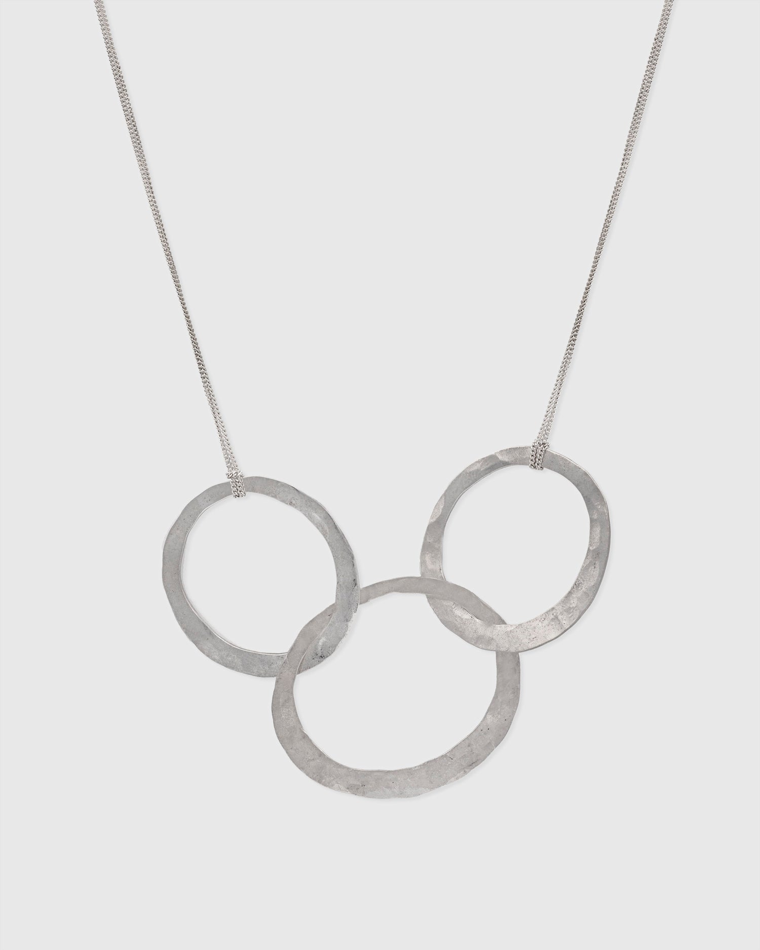 3 Large Circle Necklace