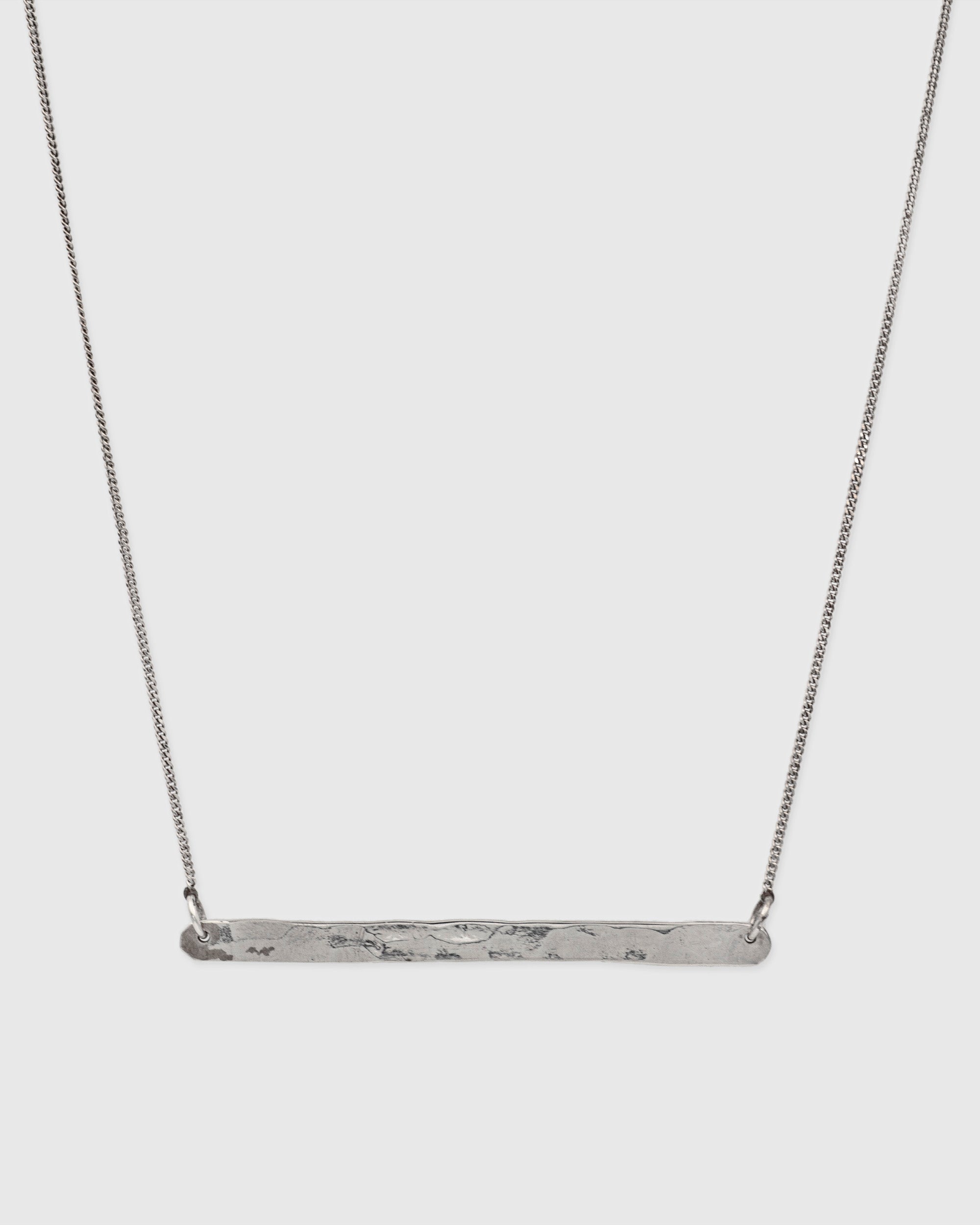 Beaten Oblong Necklace