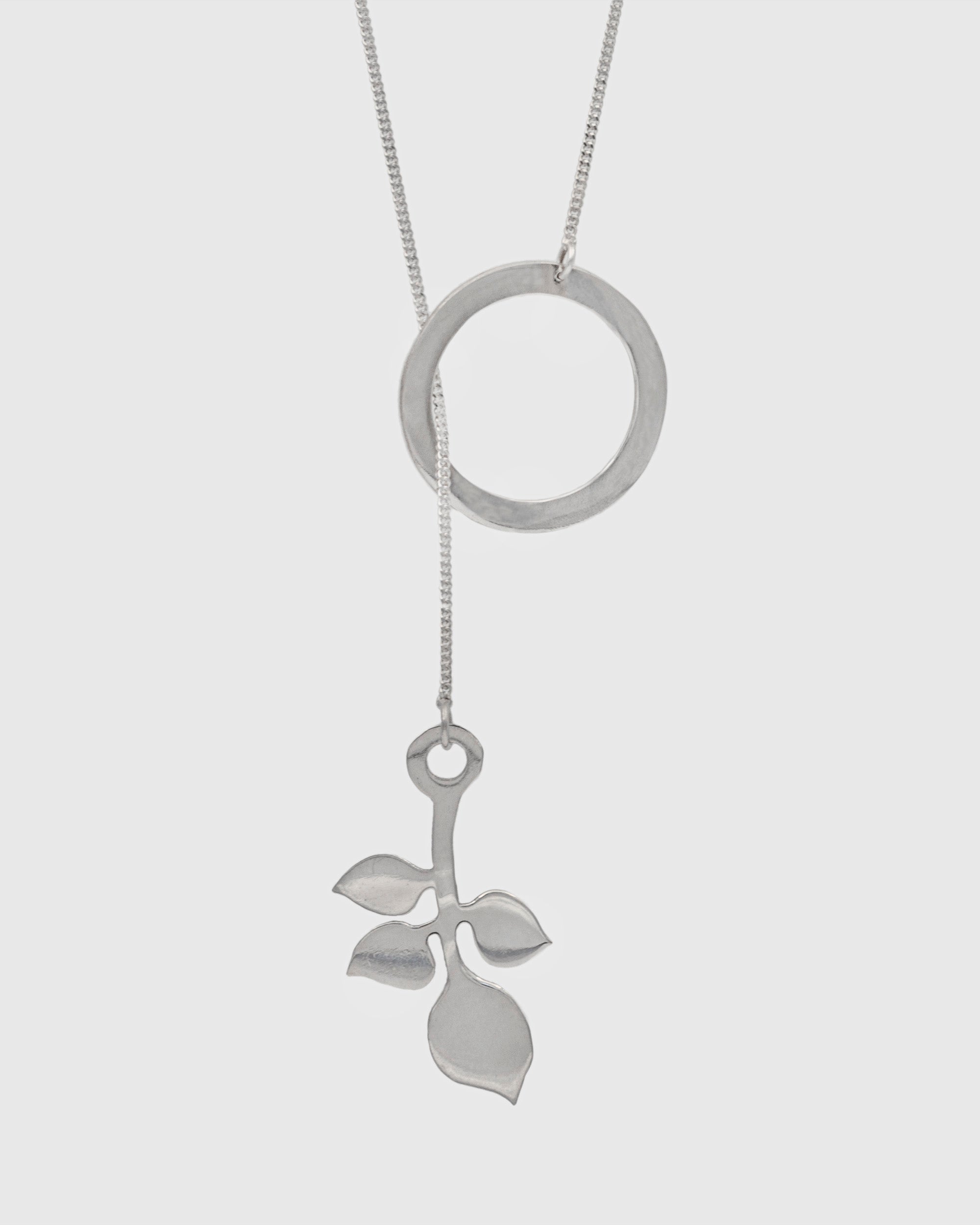 Leaf Lariat Necklace