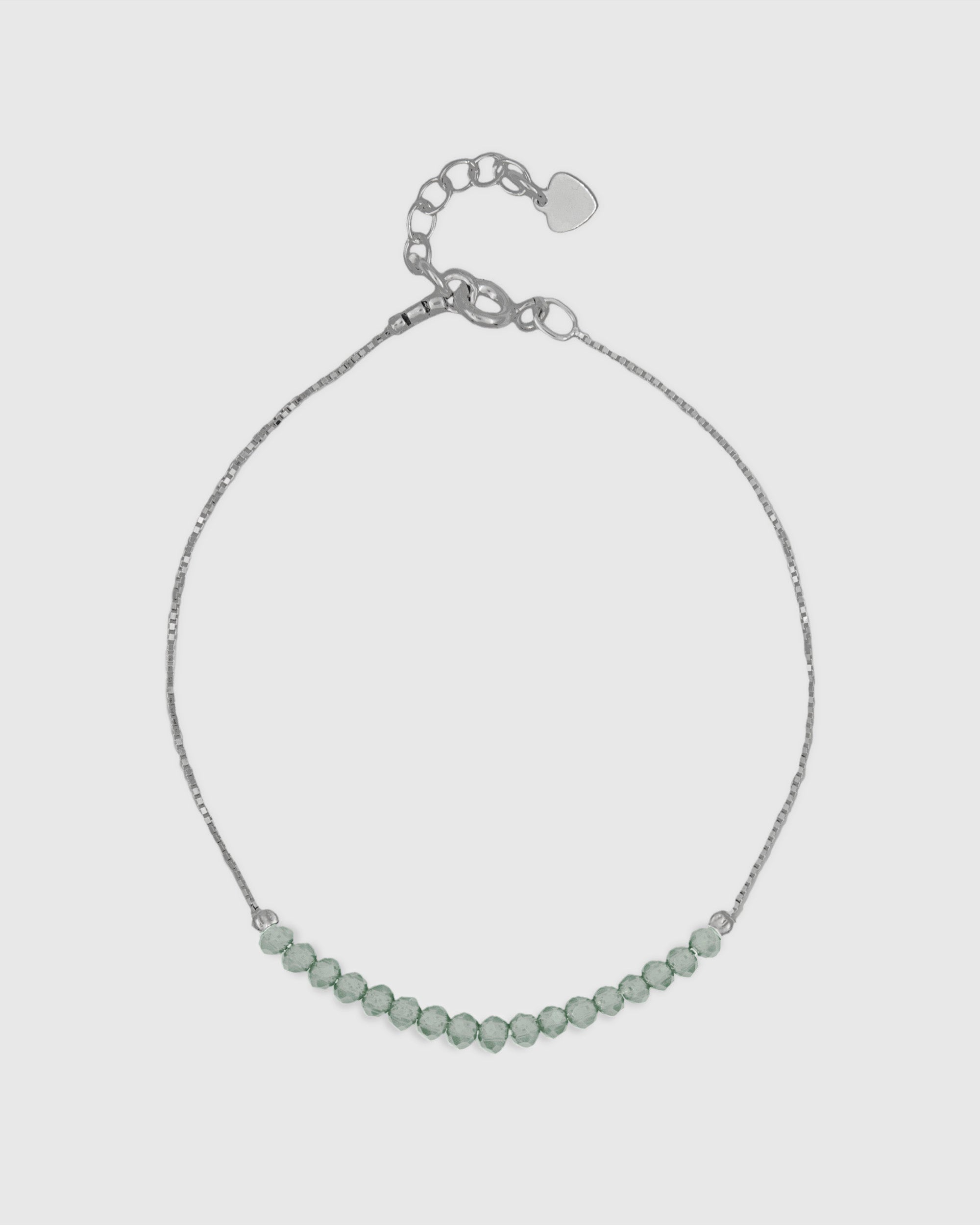 Light Green Beaded Bracelet