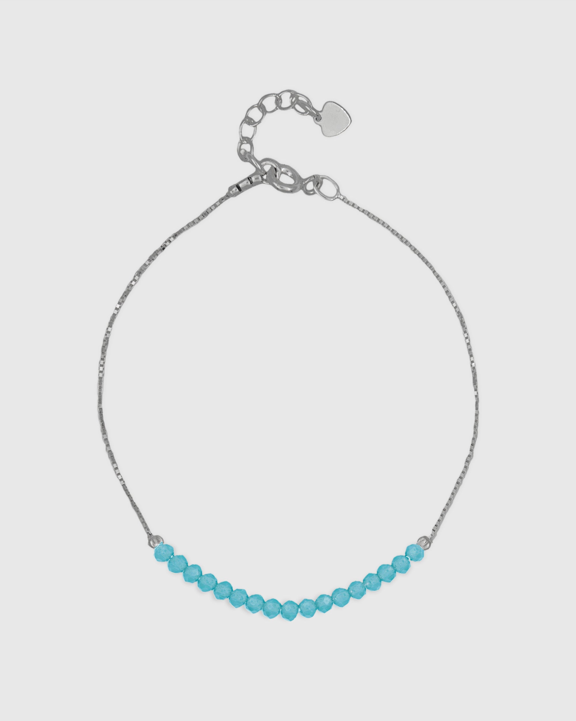 Turquoise Beaded Anklet