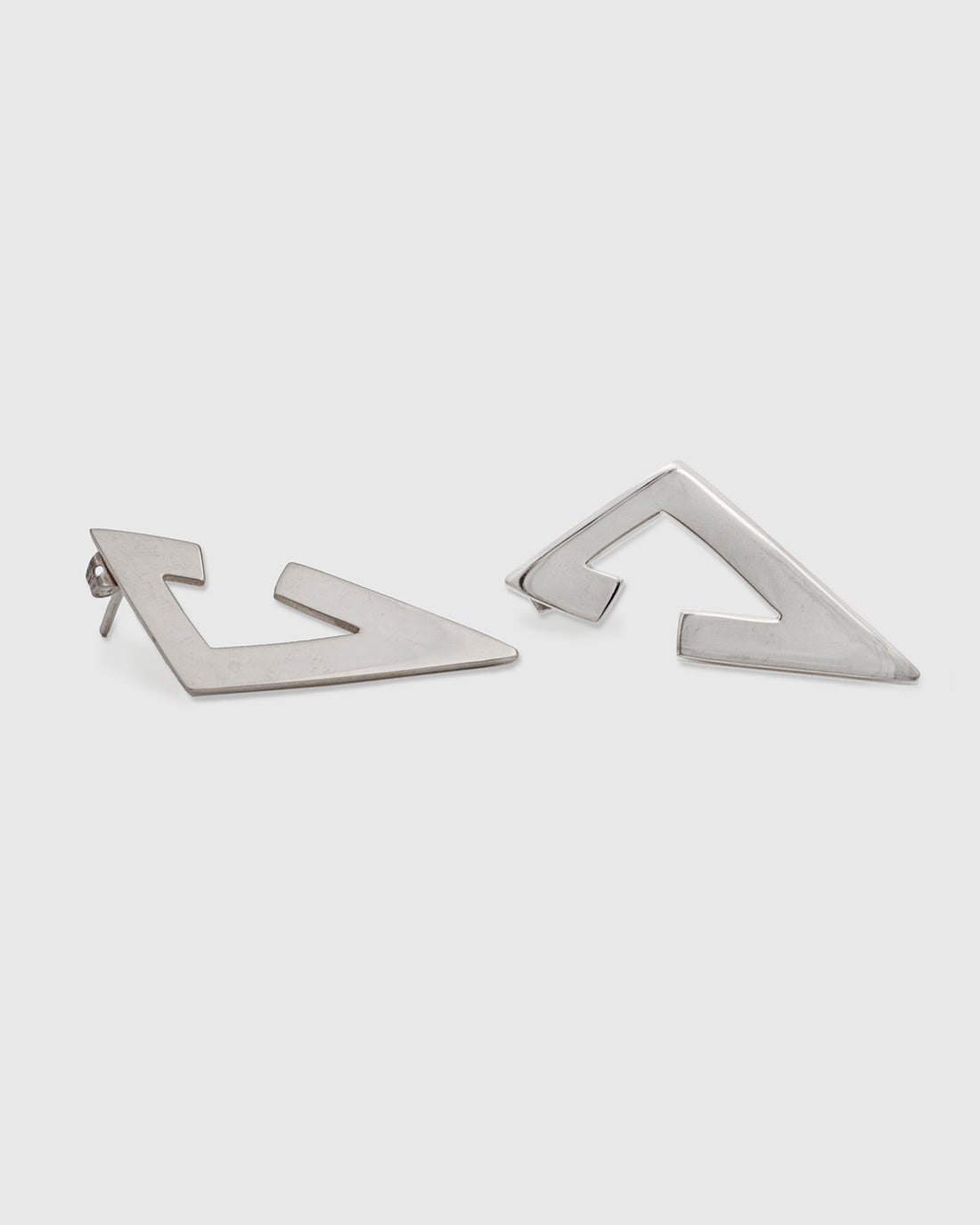 Unique Triangle Stud Earring