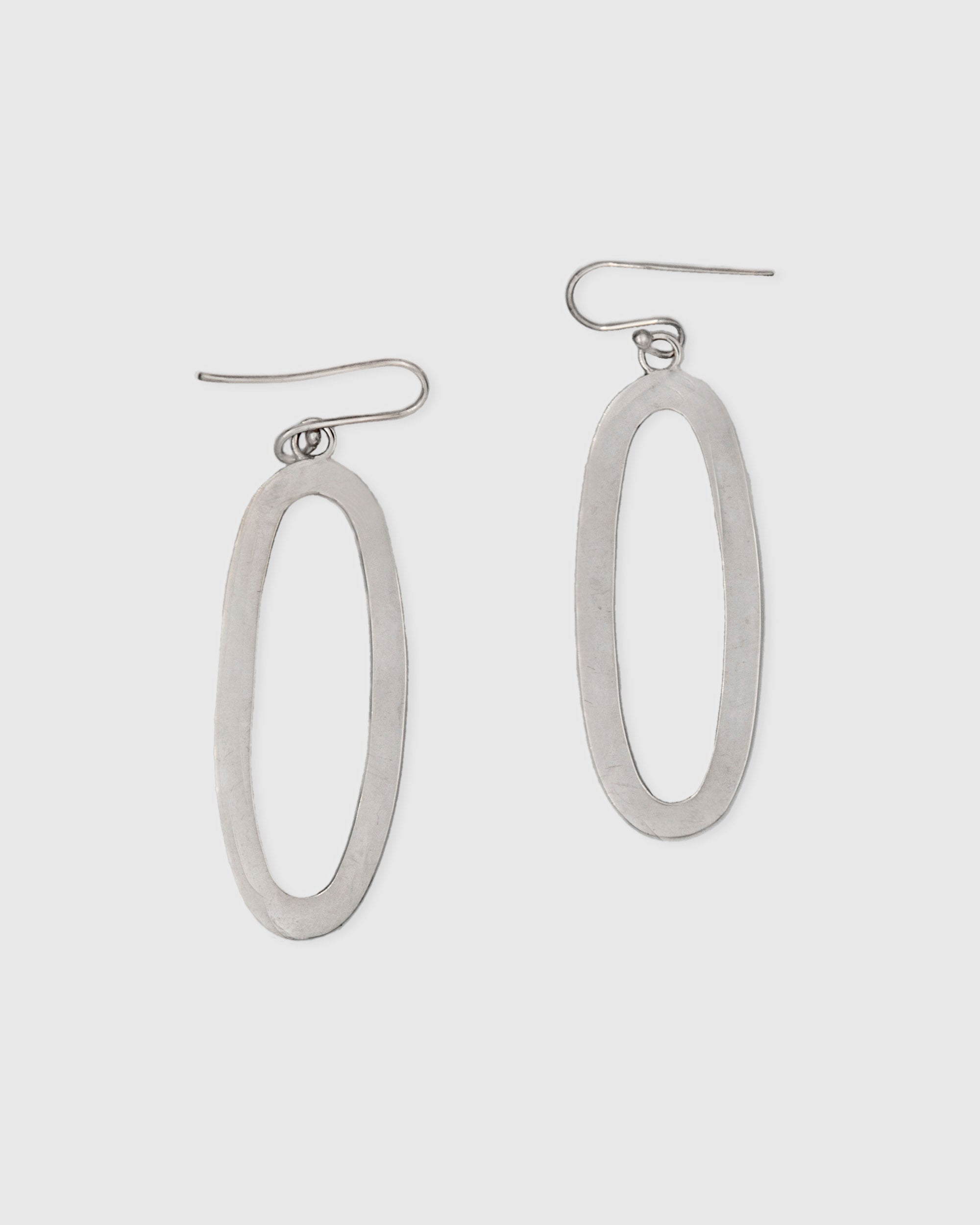 Long Oval Earrings