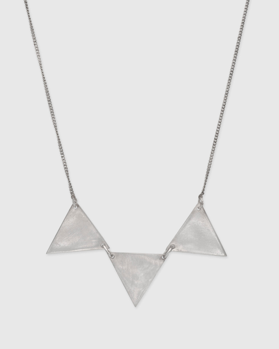 3 Solid Triangle Necklace