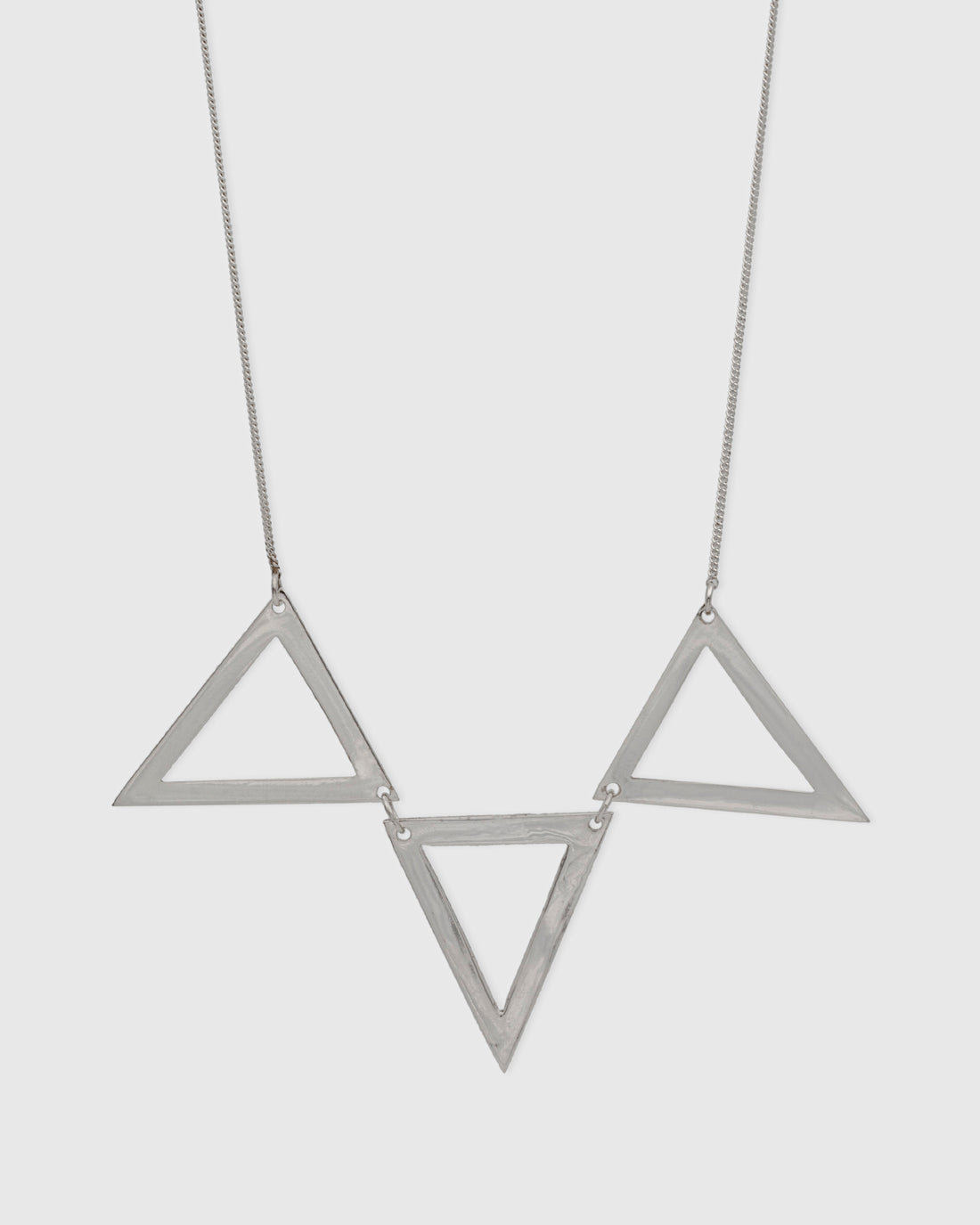 3 Open Triangle Necklace