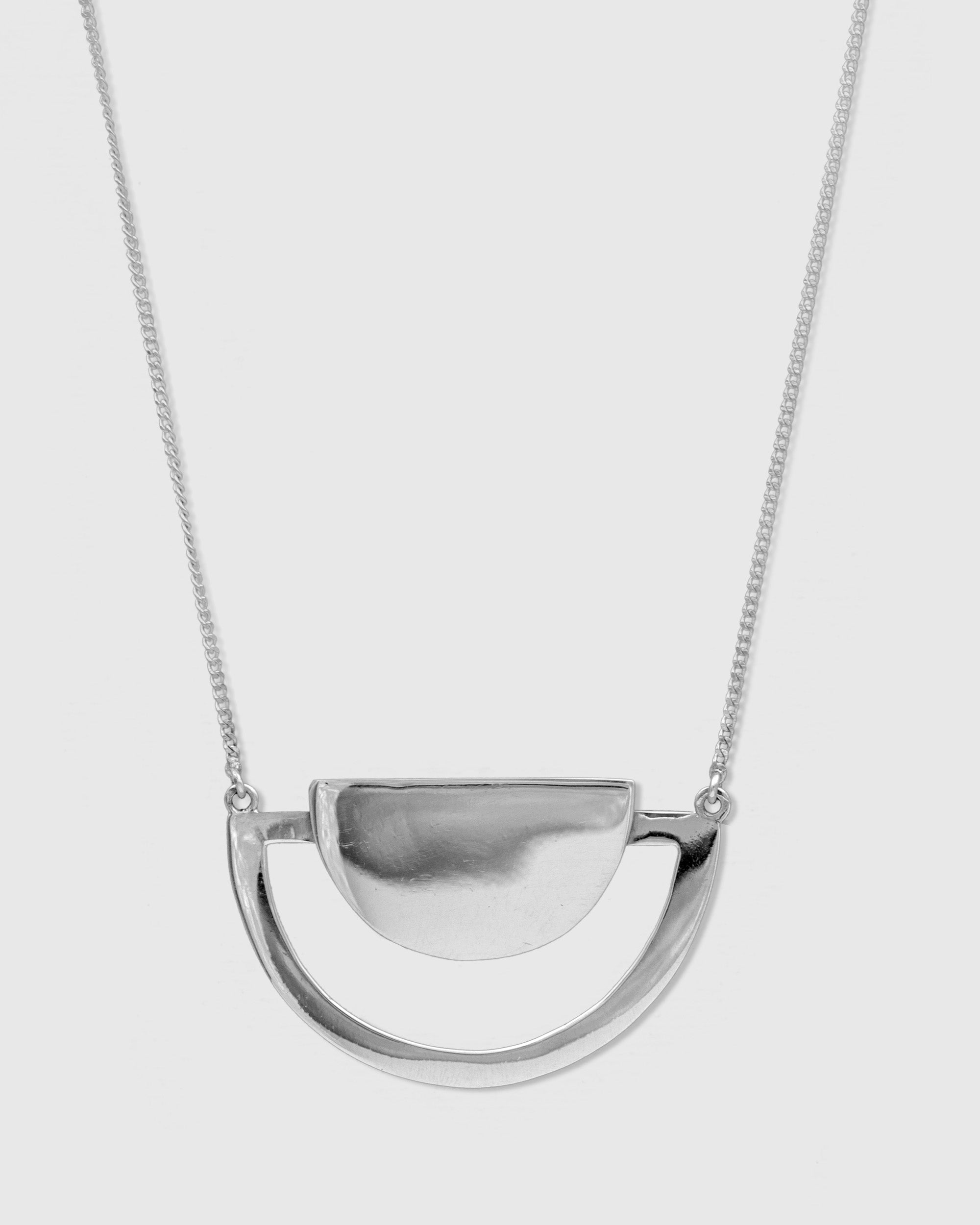 Double Semi-Circle Necklace