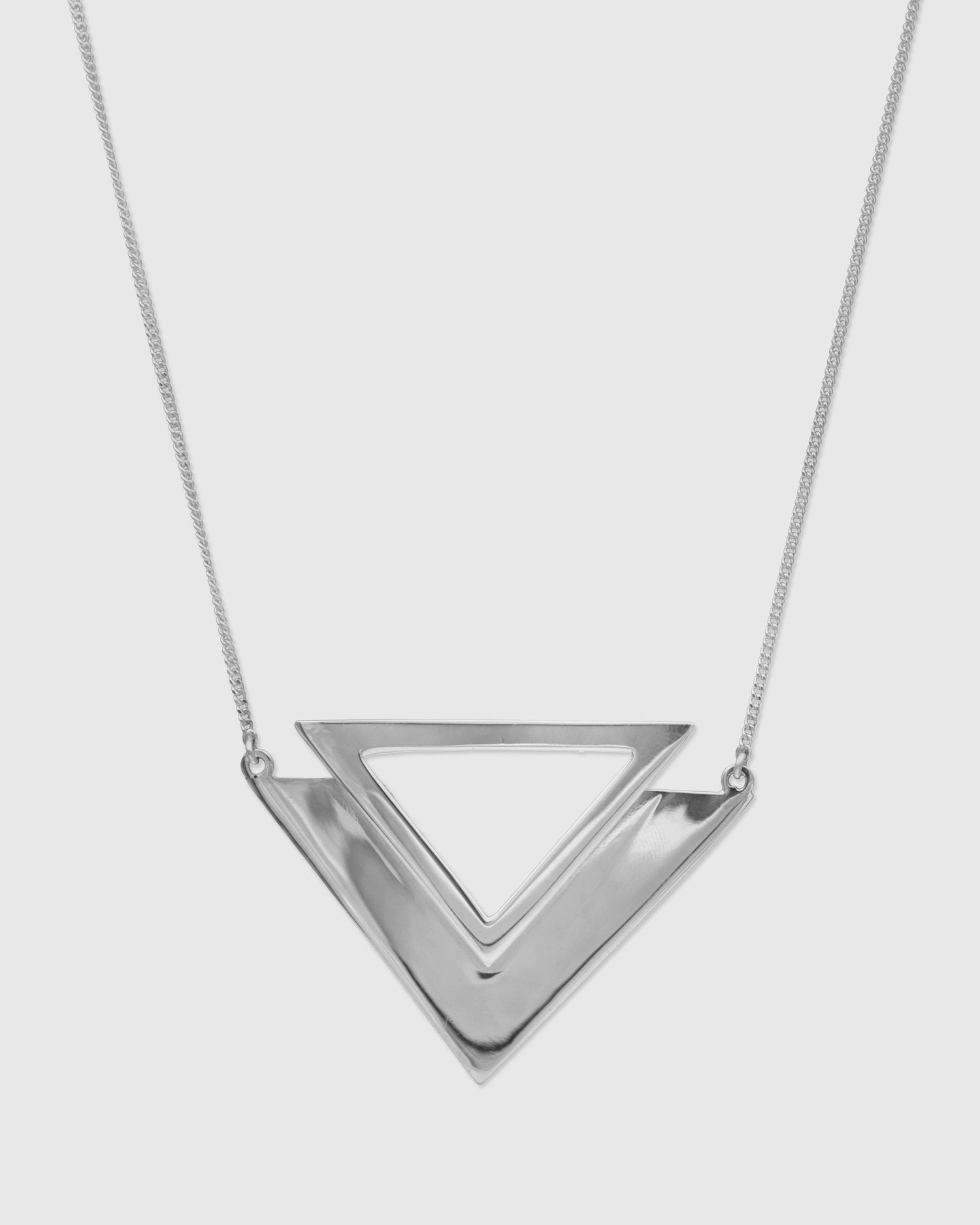 Double Triangle Necklace