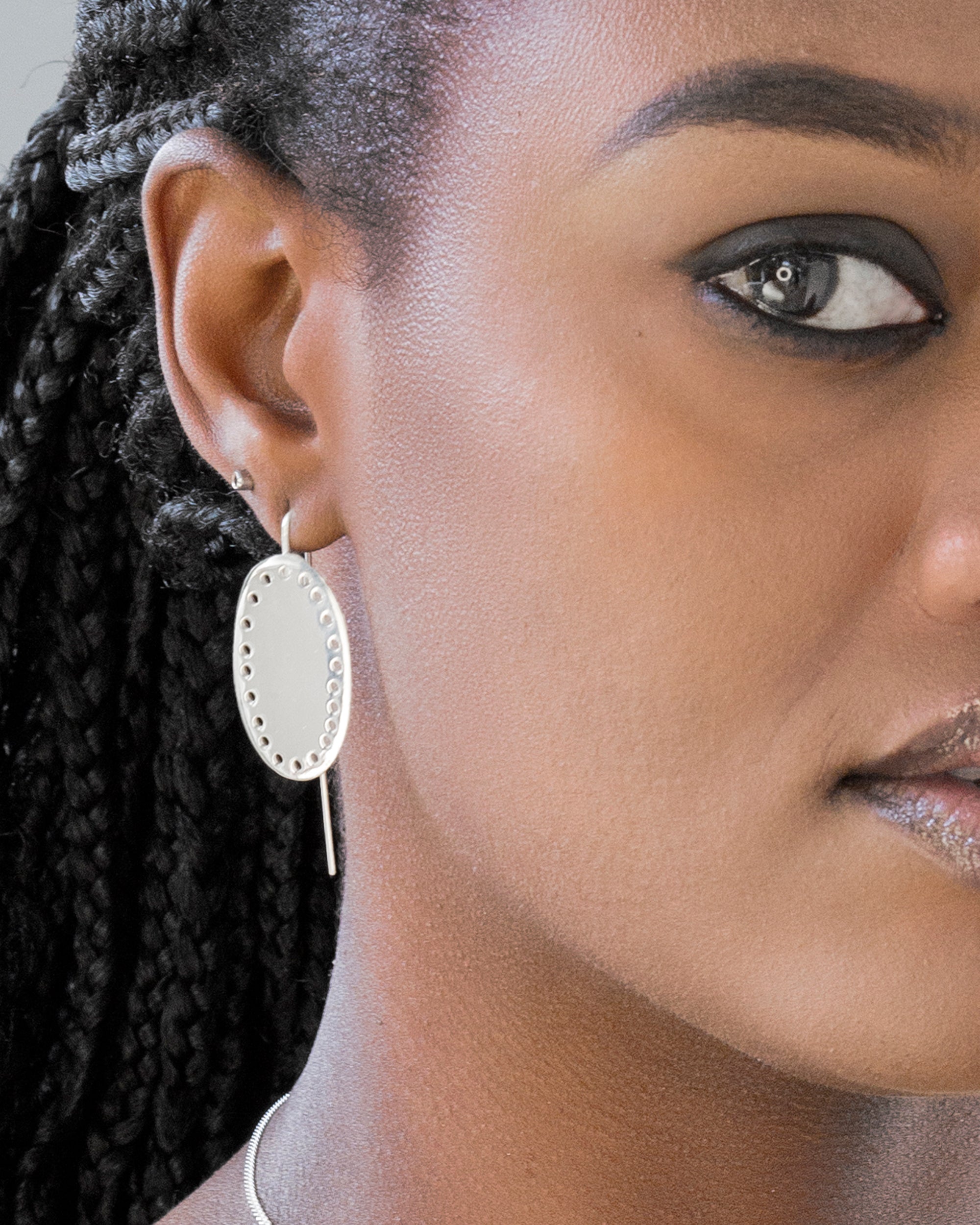 African Shield Inspired Earrings