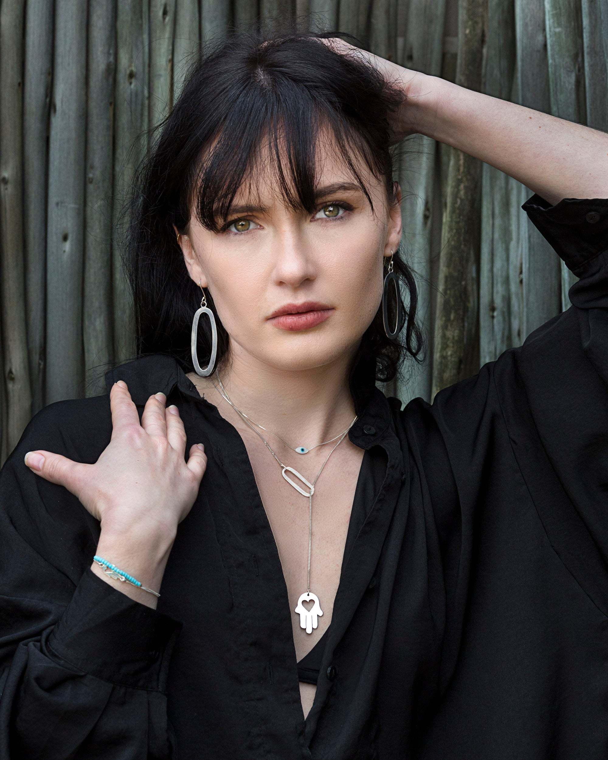 Hamsa Lariat Necklace