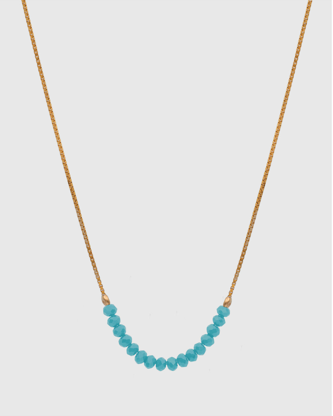 Turquoise Layering Beaded Necklace