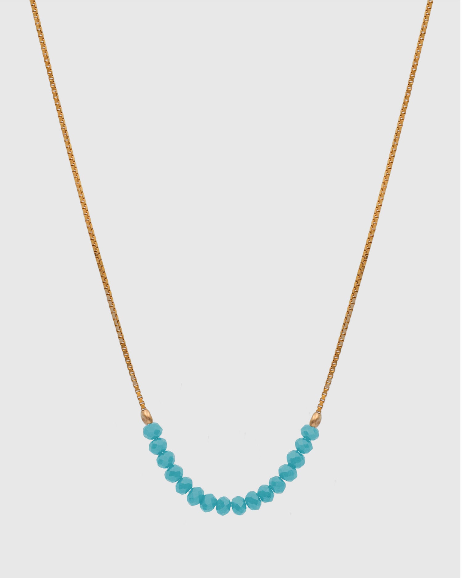 Turquoise Layering Beaded Necklace