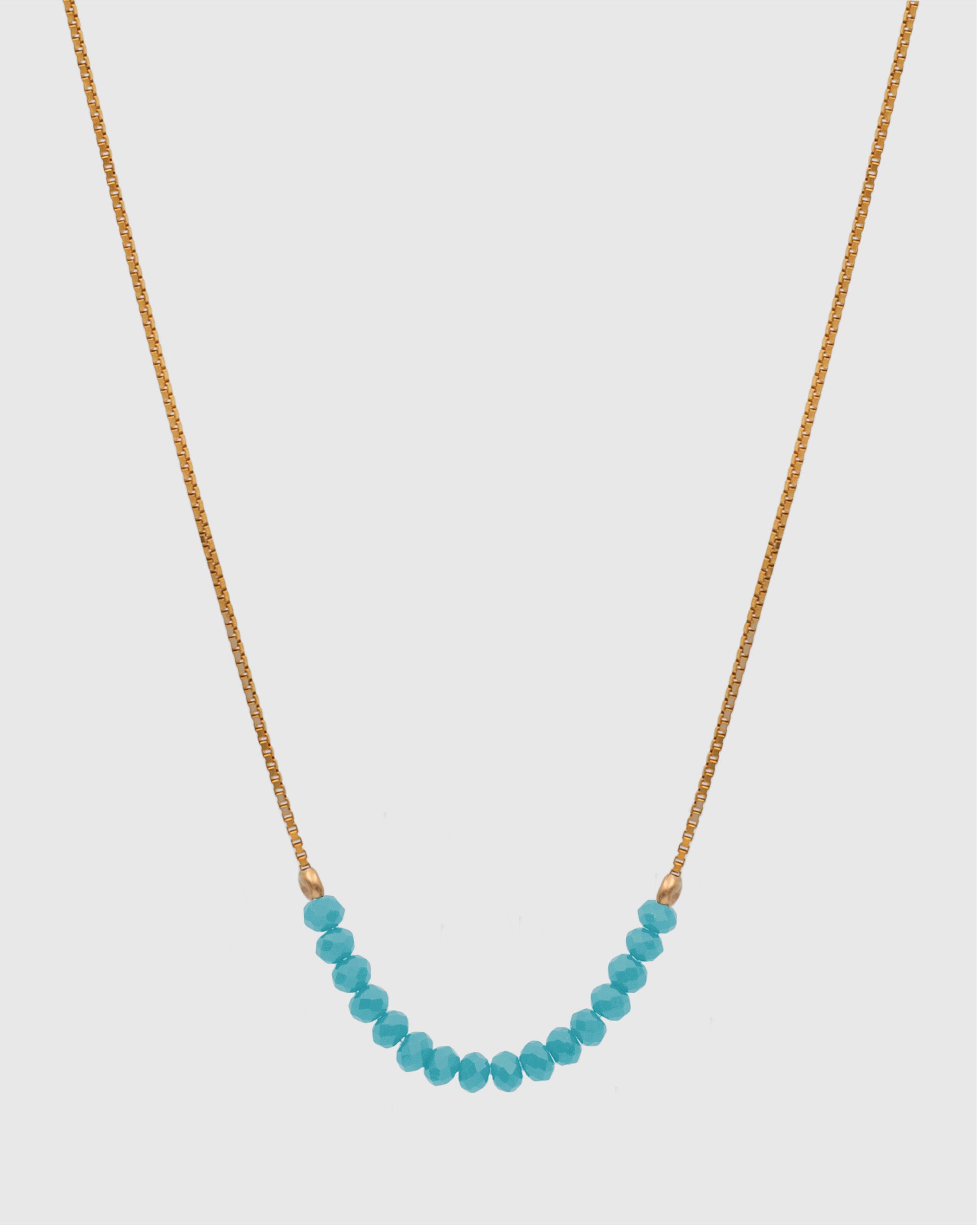 Turquoise Layering Beaded Necklace