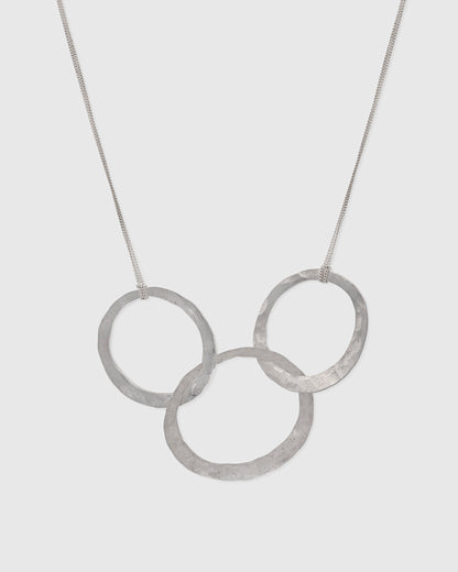 3 Large Circle Necklace