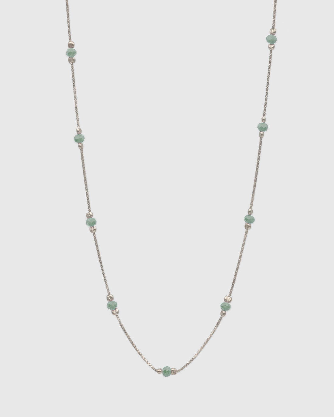 Layering Scattered Beaded Necklace